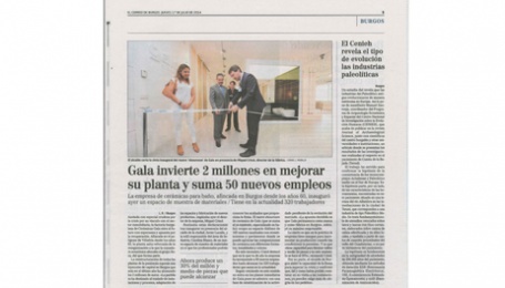 El alcalde de Burgos inaugura el nuevo “Showroom” de pavimentos y revestimientos cerámicos de Gala